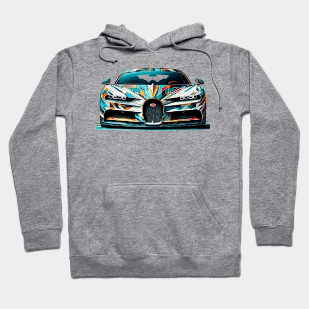 Bugatti Chiron Hoodie by Vehicles-Art